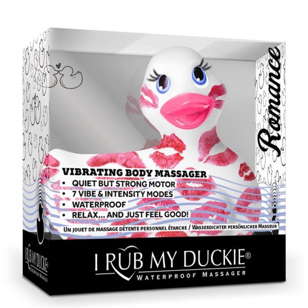 Estimulador I Rub My Duckie 2.0 Romance Blanco y Rosa de la tienda erótica web www.tiendaeroticaweb.es