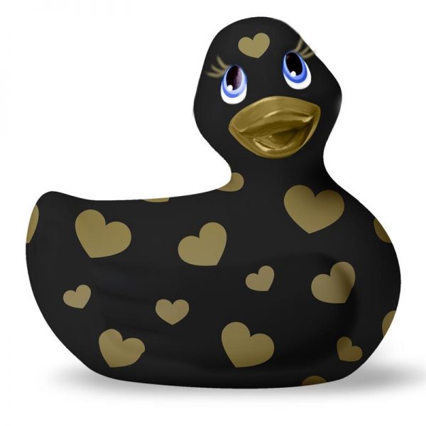 Estimulador I Rub My Duckie 2.0 Romance Negro y Dorado fabricado por BIG TEAZE TOYS