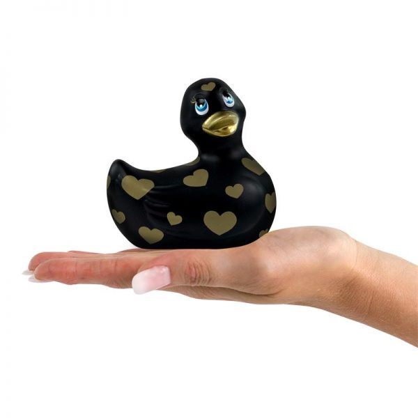 comprar Estimulador I Rub My Duckie 2.0 Romance Negro y Dorado en sex shop online