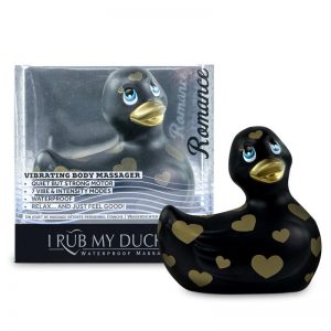 Estimulador I Rub My Duckie 2.0 Romance Negro y Dorado de la marca BIG TEAZE TOYS