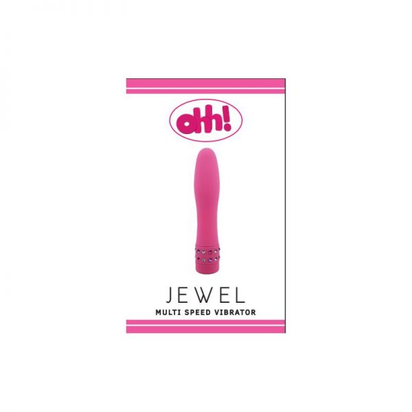 comprar Estimulador Jewel Silicona Rosa 10.5 x 2.6 cm barato y de calidad