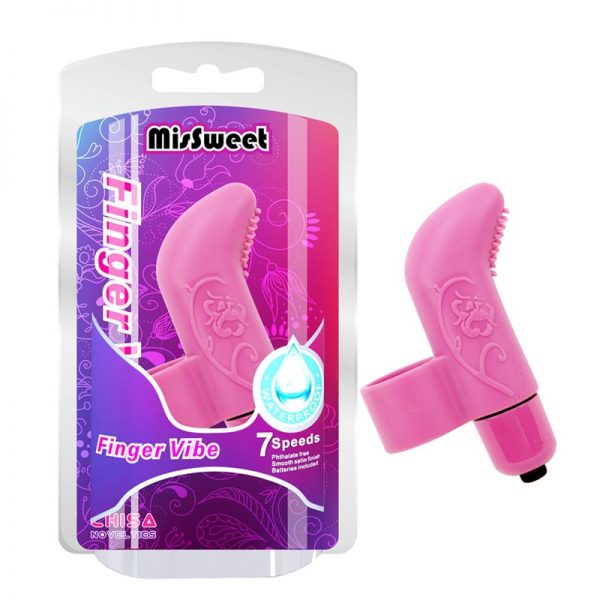 Estimulador MisSweet Silicona 7.6 cm x 2.2 cm Rosa de la tienda erótica web www.tiendaeroticaweb.es
