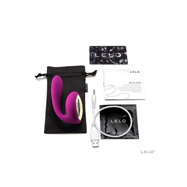 TARA Vibrador Parejas Rosa Intenso fabricado por LELO
