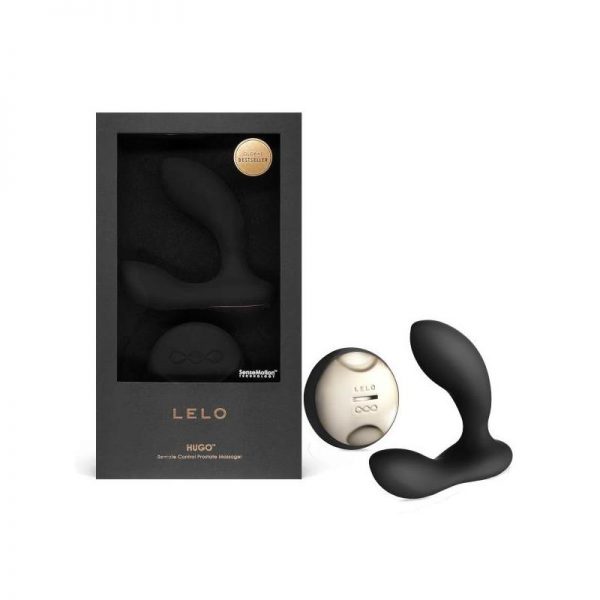 comprar HUGO Estimulador Prostático Negro en sex shop online
