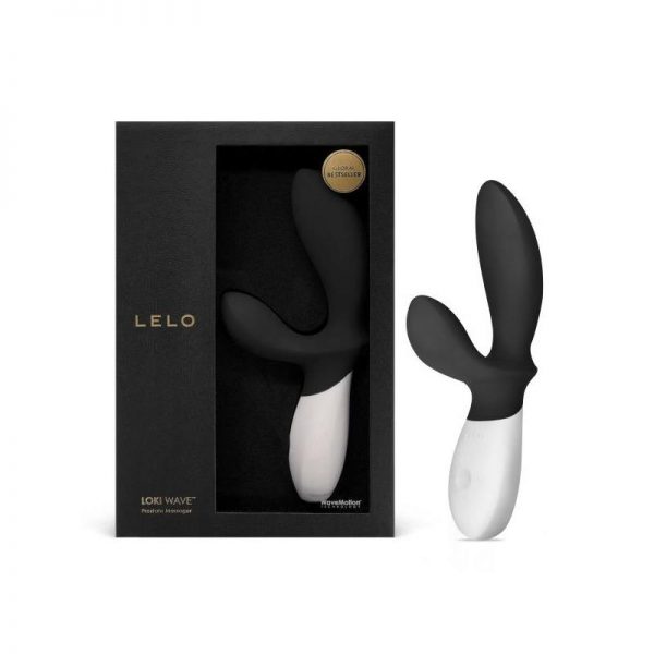 LOKI WAVE Estimulador Prostático Negro Obsidiana de calidad y barato