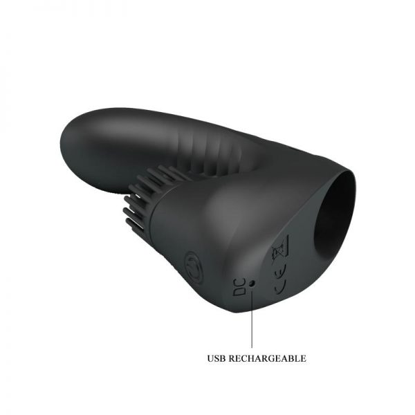 Estimulador Rotación Magic Drill USB Silicona diseñado por la marca PRETTYLOVE