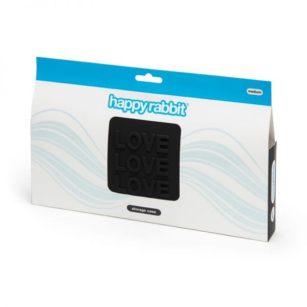 comprar Estuche con Cremallera LOVE Medio Negro en sex shop www.tiendaeroticaweb.es