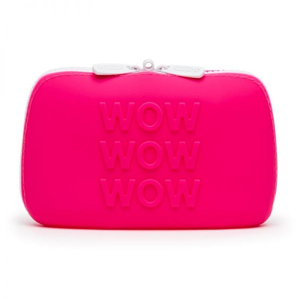 Estuche con Cremallera WOW Pequeña Rosa diseñado por la marca HAPPY RABBIT