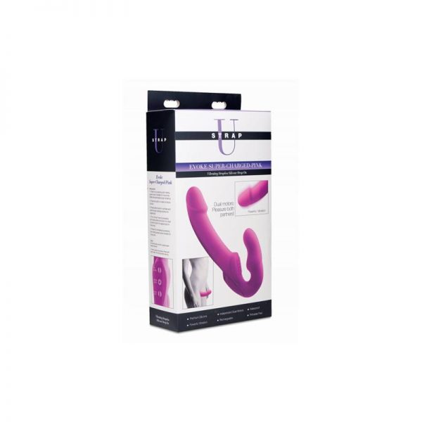 Evoke Vibrador Doble Rosa marca STRAP U