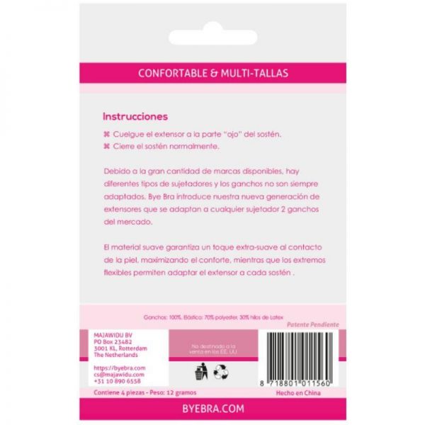 comprar Extensor de Sujetador 4 Colores 2 Ganchos barato y de calidad