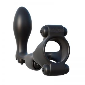 Fantasy C-Ringz Anillo con Plug Anal Ultimate Negro marca FANTASY C-RINGZ