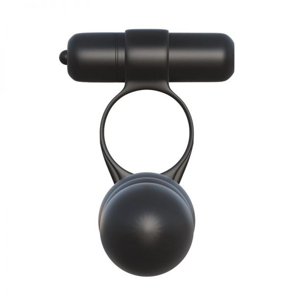 Fantasy C-Ringz Anillo Doble Penetrador Flexible Negro en www.tiendaeroticaweb.es