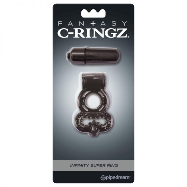 Fantasy C-Ringz Anillo Infinity Negro de calidad