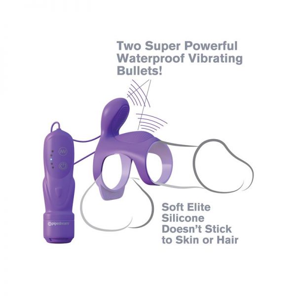Fantasy C-Ringz Anillo Vibrador para Parejas Ultimate Cage Púrpura barato