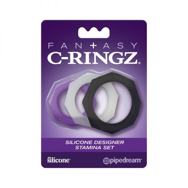 Fantasy C-Ringz Kit de 3 Anillos de Silicona Púrpura fabricante FANTASY C-RINGZ