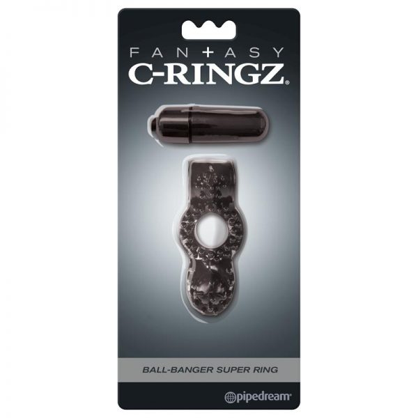Fantasy C-Ringz Super Anillo Ball-Banger Negro marca FANTASY C-RINGZ