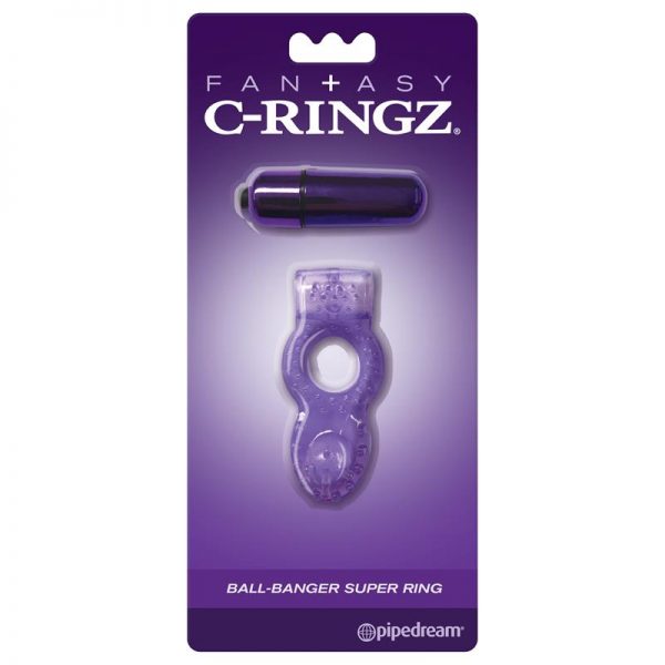 Fantasy C-Ringz  Super Anillo Ball-Banger Púrpura marca FANTASY C-RINGZ