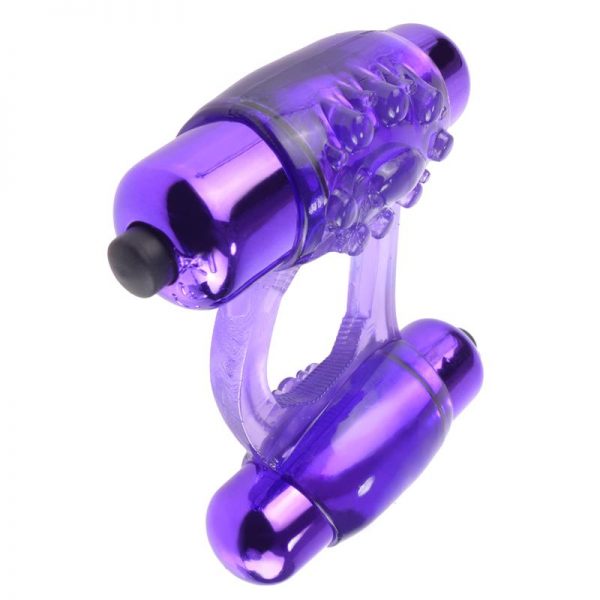 Fantasy C-Ringz Super Anillo Doble Vibración Púrpura de calidad