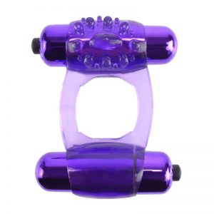 Fantasy C-Ringz Super Anillo Doble Vibración Púrpura barato