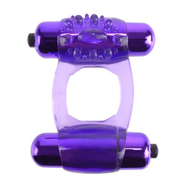 Fantasy C-Ringz Super Anillo Doble Vibración Púrpura barato