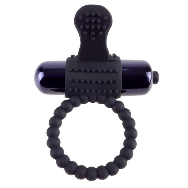 Fantasy C-Ringz Super Anillo Vibrador de Silicona Negro de calidad
