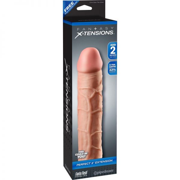 1 cm Extensión de Pene - Color Natural fabricante FANTASY X-TENSIONS