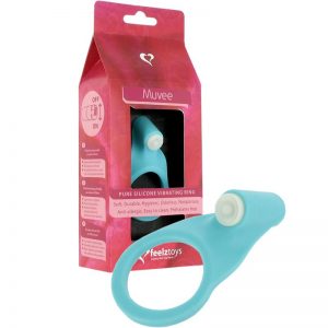 Feelz Toys Anillo Vibrador Muvee Azul marca FEELZTOYS
