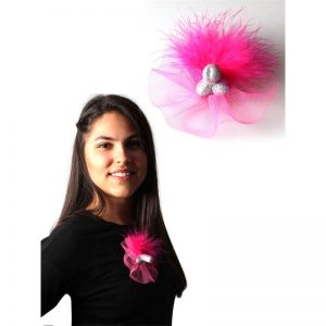 Femarvi Broche de Tul con Pene Pack de 50 barato