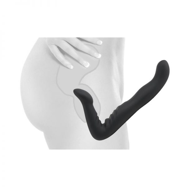 Fetish Fantasy Elite 20 cm Dildo Manos Libres Negro fabricante FETISH FANTASY ELITE