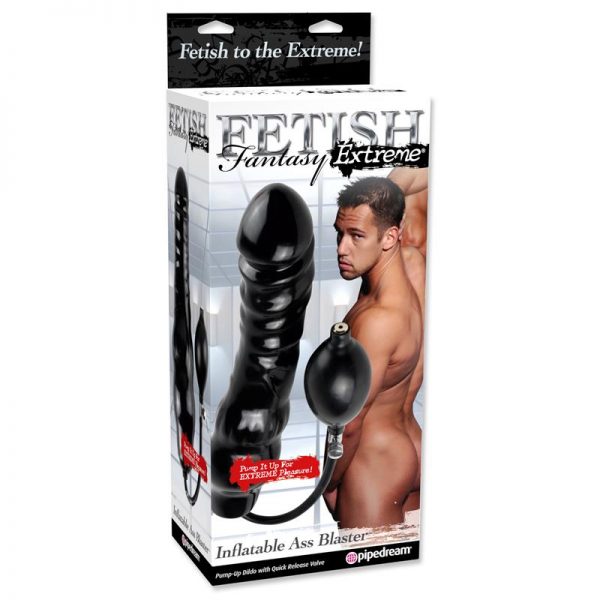 Fetish Fantasy Extreme Dildo Anal Inflable Negro de calidad