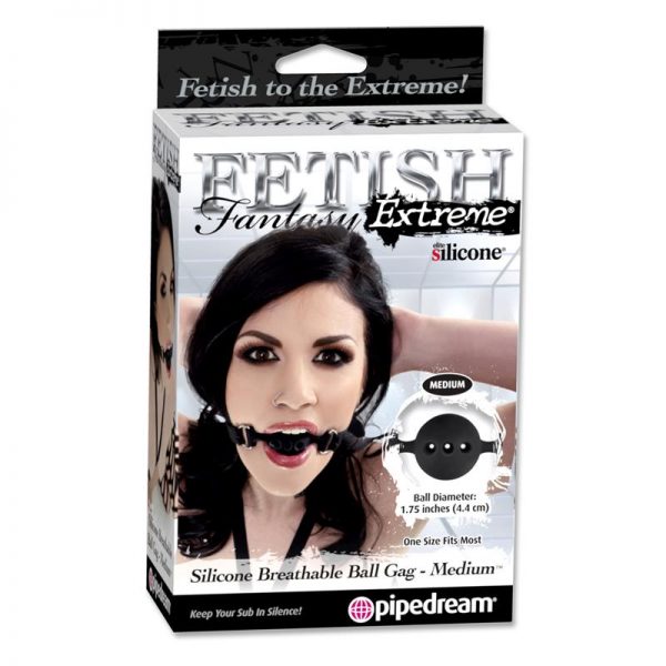 Fetish Fantasy Extreme Mordaza de Bola Transpirable Mediana marca FETISH FANTASY EXTREME