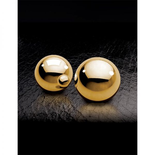 Fetish Fantasy Gold Bolas Ben-Wa Doradas de calidad