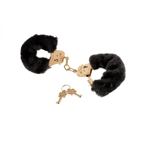 Fetish Fantasy Gold Esposas con Pelo Furry Deluxe Dorado barato