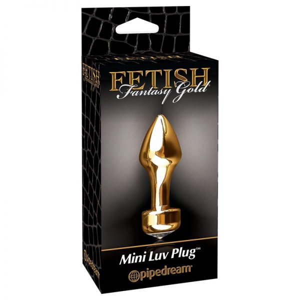 Fetish Fantasy Gold Mini Plug Anal Dorado marca FETISH FANTASY GOLD