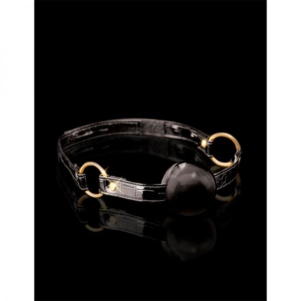 Fetish Fantasy Gold Mordaza con Bola Negro de calidad