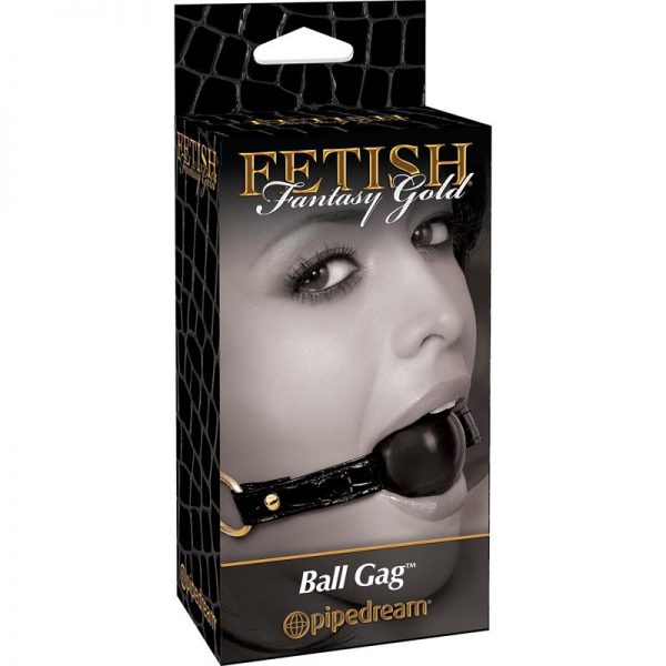 Fetish Fantasy Gold Mordaza con Bola Negro fabricante FETISH FANTASY GOLD