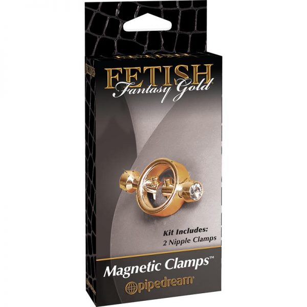 Fetish Fantasy Gold Pinzas para Pezones Magnéticas Doradas fabricante FETISH FANTASY GOLD