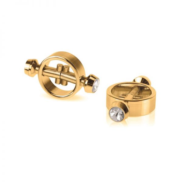 Fetish Fantasy Gold Pinzas para Pezones Magnéticas Doradas barato