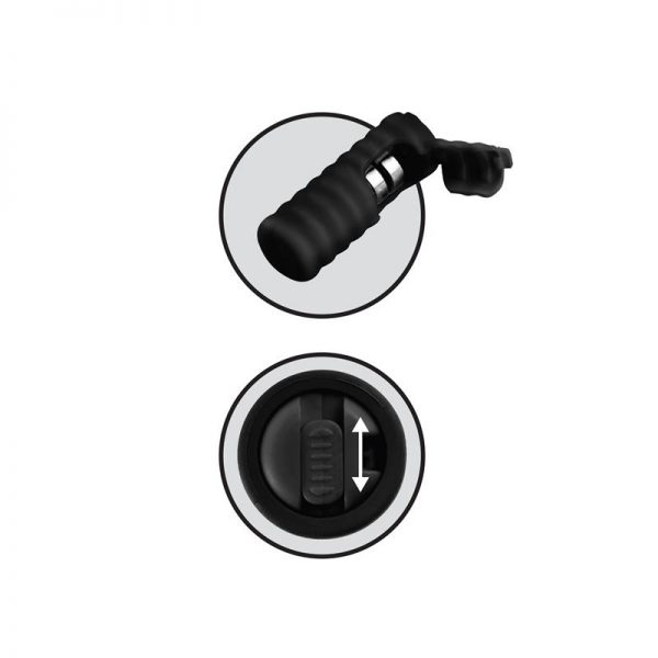 Fetish Fantasy Limited Edition Pinzas Vibradoras de Silicona para Pezones Color Negro marca FETISH FANTASY L.E.