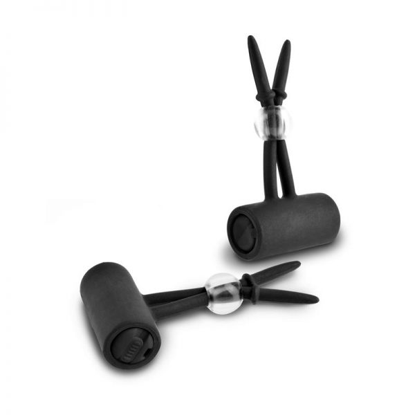 Fetish Fantasy Limited Edition Pinzas Vibradoras de Silicona para Pezones Color Negro barato
