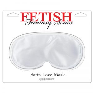 Fetish Fantasy Series Antifaz de Satén Love - Color Blanco marca FETISH FANTASY SERIES