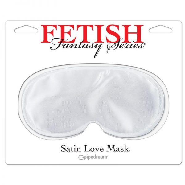 Fetish Fantasy Series Antifaz de Satén Love - Color Blanco marca FETISH FANTASY SERIES