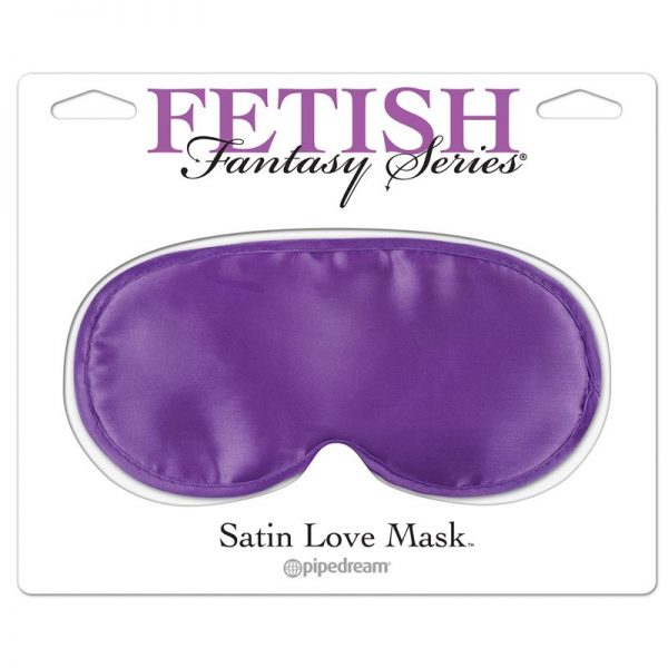 Fetish Fantasy Series  Antifaz de Satén Love - Color Púrpura marca FETISH FANTASY SERIES