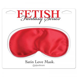 Fetish Fantasy Series Antifaz de Satén Love - Color Rojo marca FETISH FANTASY SERIES