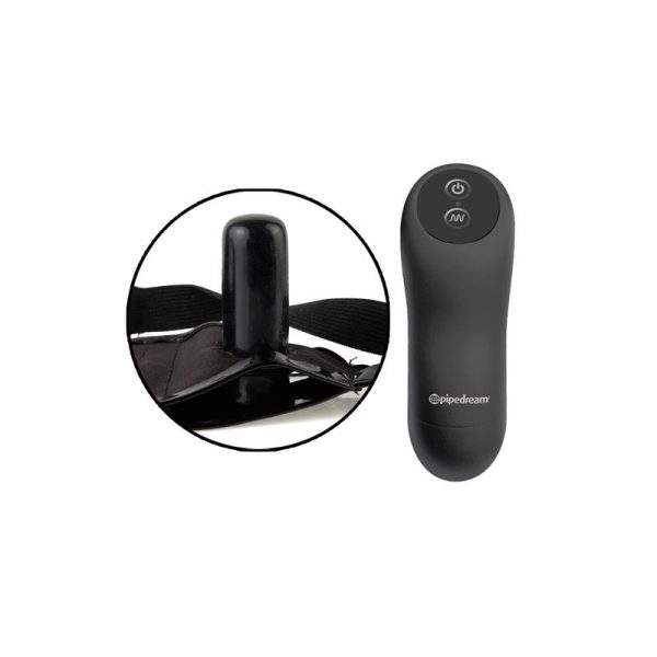 Fetish Fantasy Series Arnés con Dildo a Control Remoto Negro de calidad