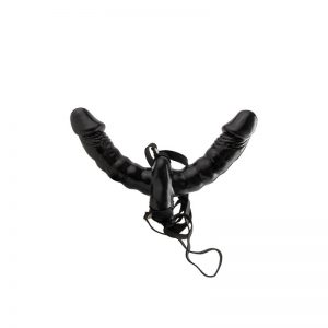 Fetish Fantasy Series  Arnés Doble Vibrador de 15 cm Negro marca FETISH FANTASY SERIES