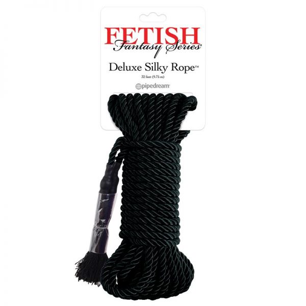 Fetish Fantasy Series  Cuerdas de Seda Deluxe - Color Negro barato