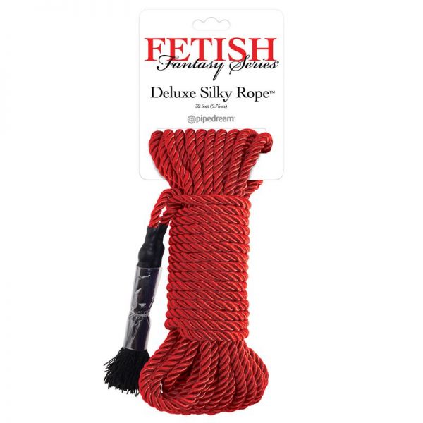 Fetish Fantasy Series  Cuerdas de Seda Deluxe - Color Rojo barato