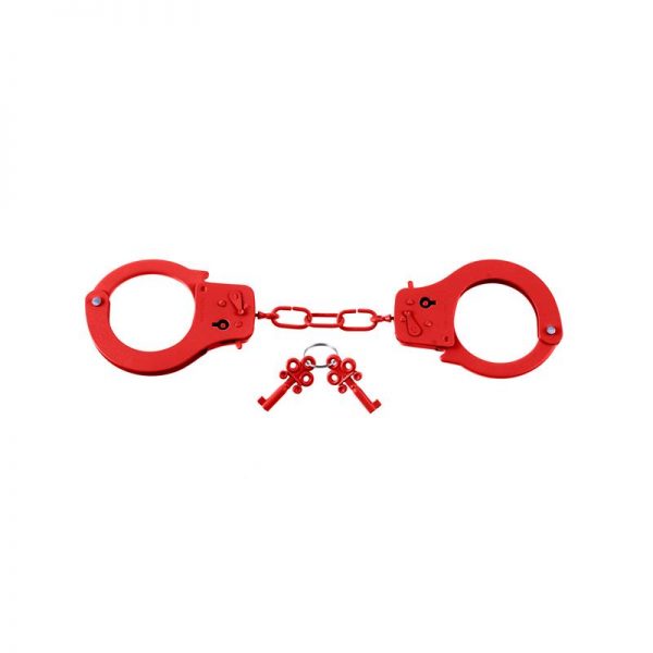 Fetish Fantasy Series Esposas de Metal de Diseño Color Rojo fabricante FETISH FANTASY SERIES