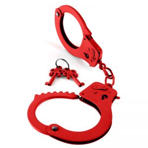 Fetish Fantasy Series Esposas de Metal de Diseño Color Rojo marca FETISH FANTASY SERIES